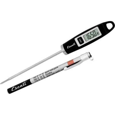 Escali Gourmet Digital Thermometer In Black