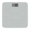 Escali Grey Pattern Glass Digital Display Bathroom Scale In Gray