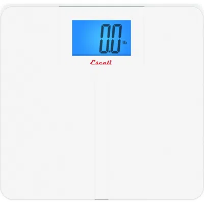 Escali High Capacity Anti-slip Bathroom Scale In White