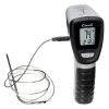 Escali Infrared Surface And Probe Digital Thermometer In Black
