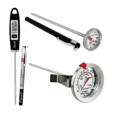 Escali Instant Read 3-pc. Thermometer Set In Silver
