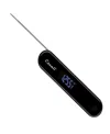 Escali Stelo Ipx7 Waterproof Compact Folding Thermometer In Black