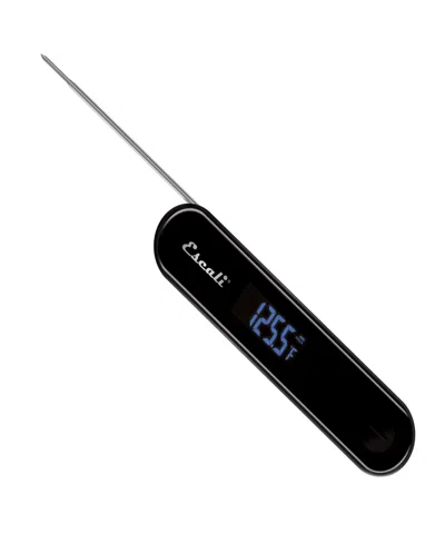 Escali Stelo Ipx7 Waterproof Compact Folding Thermometer In Black