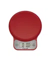 Escali Telero Digital Kitchen Scale In Red