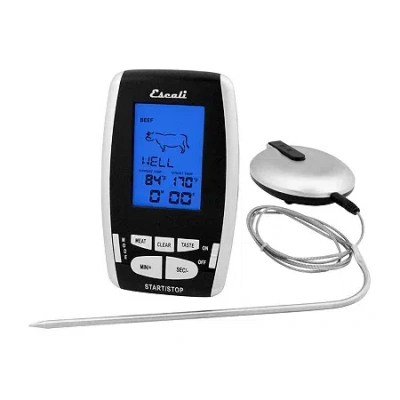 Escali Wireless Thermometer Timer In Black