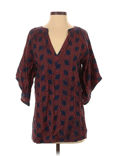 Pre-owned Escapada 3/4 Sleeve Blouse In Red