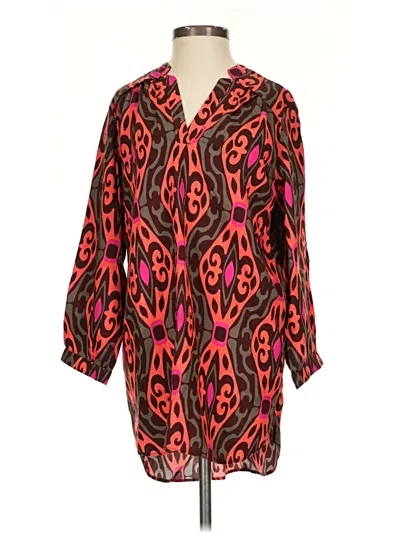 Pre-owned Escapada 3/4 Sleeve Blouse In Red