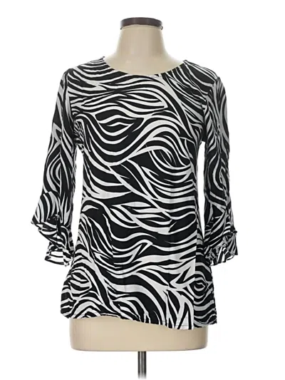 Pre-owned Escapada 3/4 Sleeve T-shirt In Black