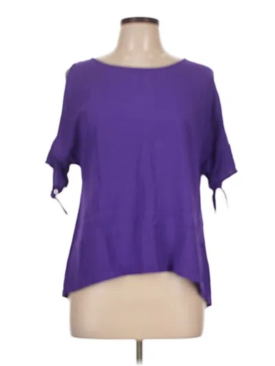 Pre-owned Escapada 3/4 Sleeve T-shirt In Purple