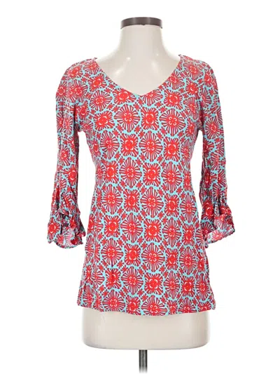 Pre-owned Escapada 3/4 Sleeve T-shirt In Red