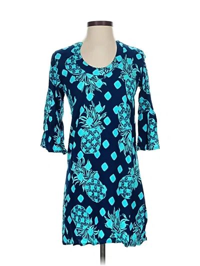Pre-owned Escapada Casual Dress In Blue