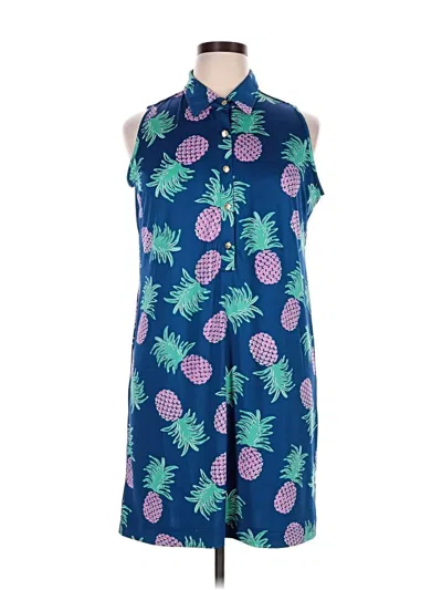 Pre-owned Escapada Casual Dress In Blue