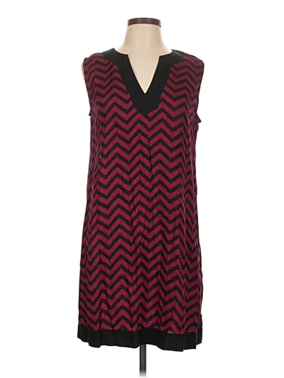 Pre-owned Escapada Casual Dress In Burgundy