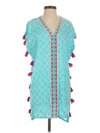 Pre-owned Escapada Casual Dress In Teal