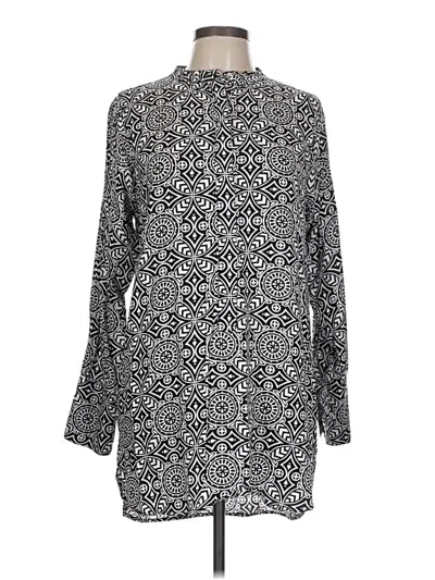 Pre-owned Escapada Long Sleeve Blouse In Gray