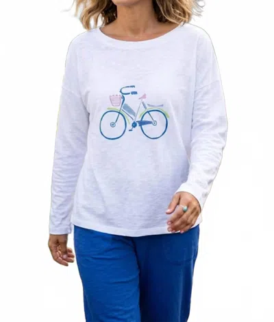 Escape By Habitat Bicycle Pullover Sweater In White