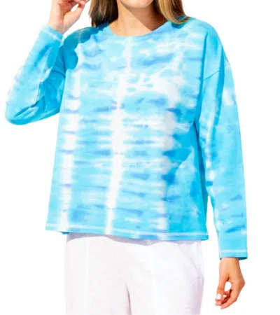 Escape By Habitat Breathe Easy Ventura Dye Fleece Pullover In Maui In Blue