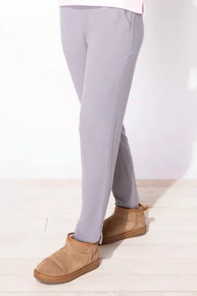 Escape By Habitat Buttery Rib Knit Saturday Pant In Fog In Multi