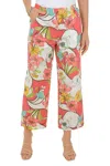 Escape By Habitat Coastal Cotton Floral Resort Pants In Riviera In Multi
