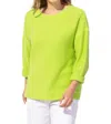 Escape By Habitat Cool Breeze Terry Pullover In Daiquiri In Green