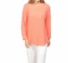 Escape By Habitat Cool Breeze Terry Pullover In Papaya In Brown