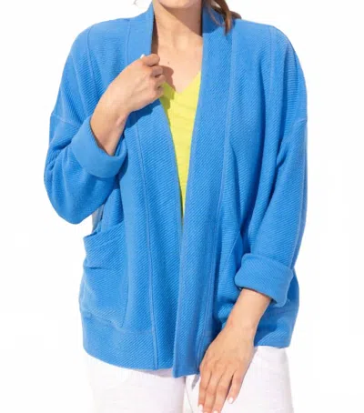 Escape By Habitat Cool Breeze Terry Sundown Jacket In Riviera In Blue