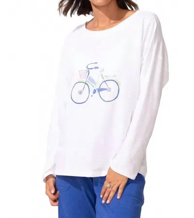 Escape By Habitat Destination Terry Bicycle Pullover In White
