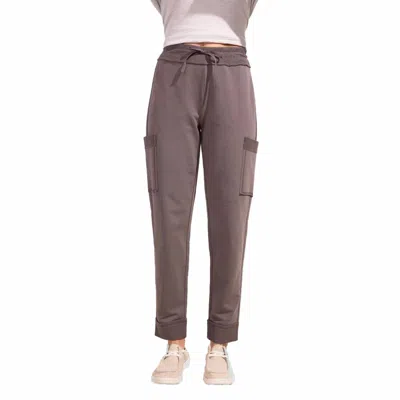 Escape By Habitat French Terry Jogger In Earth In Beige