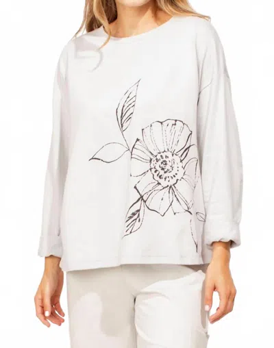 ESCAPE BY HABITAT GRAPHIC SWEATSHIRT PULLOVER IN DUNE