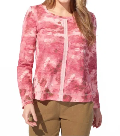 Escape By Habitat Mineral Dye Stay Centered Tee In Rose In Multi