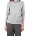 Escape By Habitat Ocean Front Terry Pocket Pullover In Dune In Gray