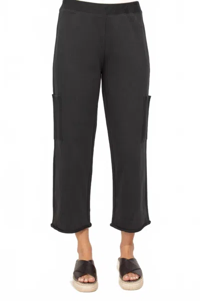 Escape By Habitat Ocean Terry Salt Water Flood Pants In Black