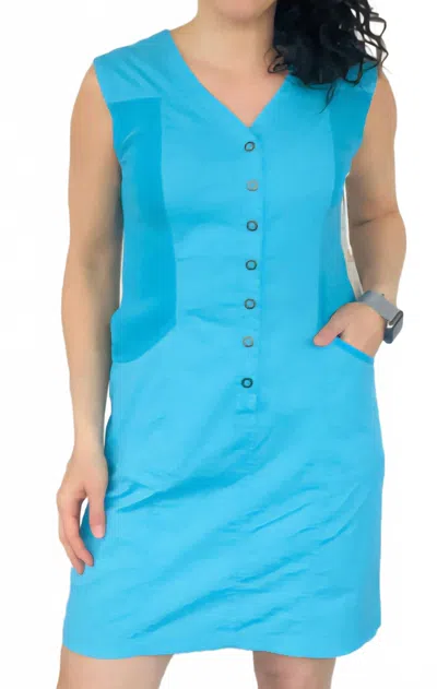 Escape By Habitat On Deck Dress In Maui In Blue