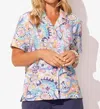 Escape By Habitat Paisley Camp Shirt In Multi Paisley In Multi