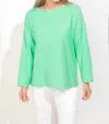 Escape By Habitat Pullover Tee Top In Seafoam In Green