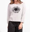 Escape By Habitat Sunflower Pullover Sweater In Dune In Multi
