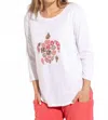 Escape By Habitat Turtle Peruvian Cotton Destination T-shirt In Coral In Pink