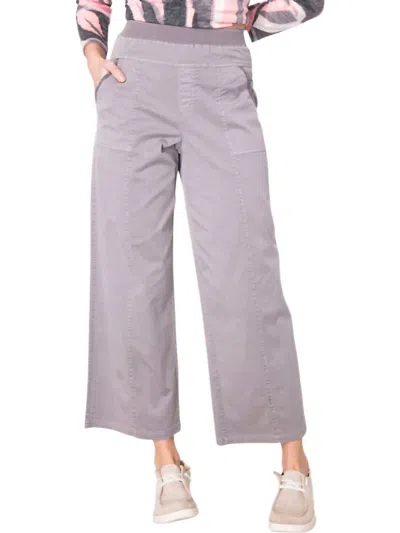 Escape By Habitat Women's Salt Wash Wide Leg Pants In Fog In Pink