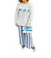 Escape Graphic Weekend Pullover In Dune In Multi