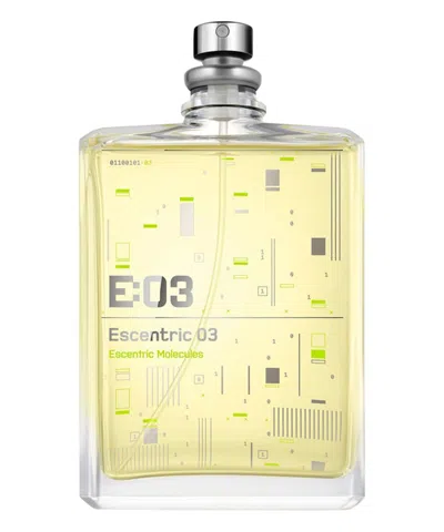 Escentric Molecules Escentric 03 Eau De Toilette 100 ml In White