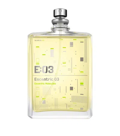 Escentric Molecules Escentric 03 Eau De Toilette In White