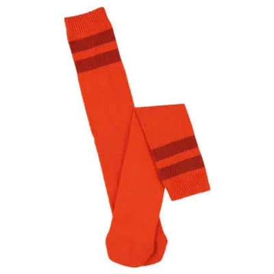 Escuyer Orange Red Tube Socks