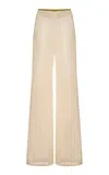 Escvdo Atuq Knit Wide-leg Pants In Neutral