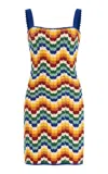 Escvdo Exclusive Riviera Marea Knitted Mini Dress In Multi