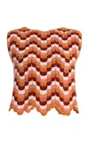 Escvdo Exclusive Rivieria Nieva Cotton Top In Multi