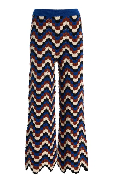 Escvdo Exclusive Safi Cotton Pants In Multi