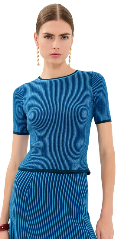Escvdo Lienzo Knit Top Blues
