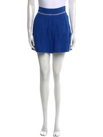 Pre-owned Escvdo Mini Shorts In Blue