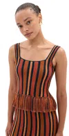 Escvdo Misti Top Sunset In Multi
