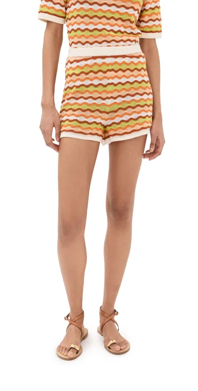 Escvdo Mullu Shorts Orange/lime